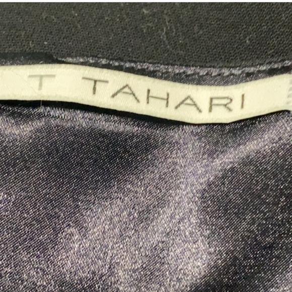 T Tahari Black Sleeveless Fit & Flare Dress Women Size 10 - Picture 3 of 14